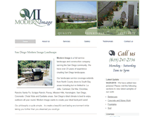 Tablet Screenshot of modernimagelandscape.com